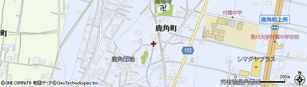 香川県高松市鹿角町647周辺の地図
