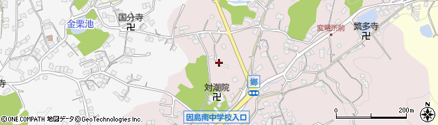 広島県尾道市因島土生町（郷区）周辺の地図