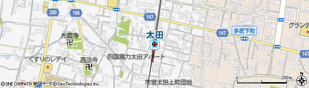 太田駅周辺の地図