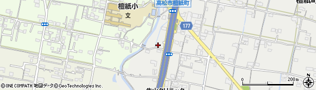 香川県高松市檀紙町750周辺の地図