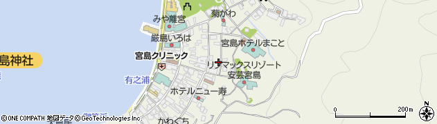 宮島民芸工房周辺の地図