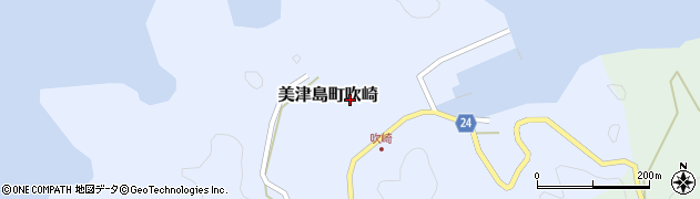 長崎県対馬市美津島町吹崎周辺の地図