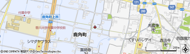 香川県高松市鹿角町118周辺の地図