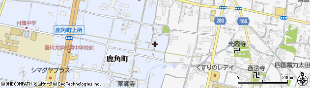 香川県高松市鹿角町125周辺の地図