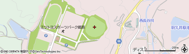ミツトヨスポーツパーク郷原（呉市総合スポーツセンター）野球場周辺の地図
