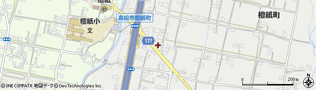 香川県高松市檀紙町767周辺の地図