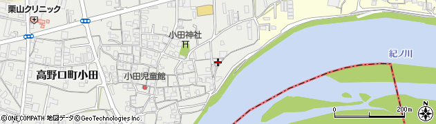 和歌山県橋本市高野口町小田51周辺の地図