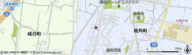 香川県高松市鹿角町728周辺の地図