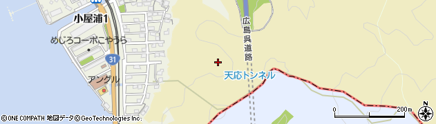 広島県安芸郡坂町向田平周辺の地図