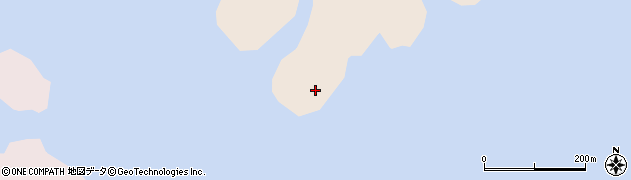 黒ミ埼灯台周辺の地図