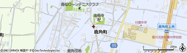 香川県高松市鹿角町666周辺の地図