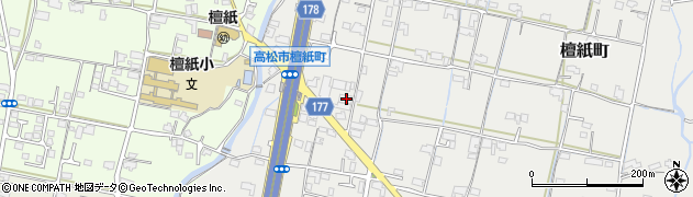 香川県高松市檀紙町780周辺の地図