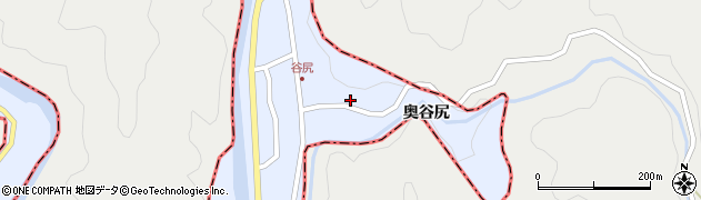 広島県大竹市栗谷町奥谷尻55周辺の地図