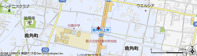 香川県高松市鹿角町353周辺の地図