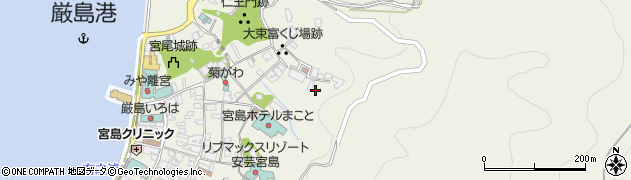 広島県廿日市市宮島町東西連町周辺の地図
