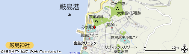 広島県廿日市市宮島町（浜之町）周辺の地図