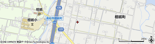 香川県高松市檀紙町667周辺の地図