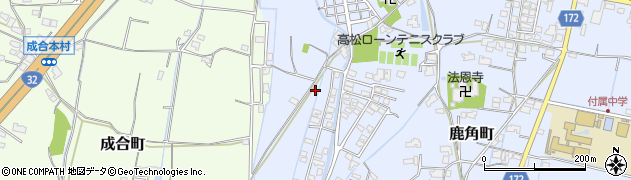 香川県高松市鹿角町729周辺の地図