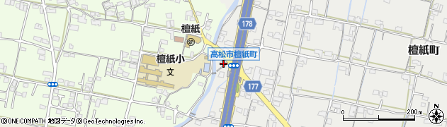 香川県高松市檀紙町795周辺の地図