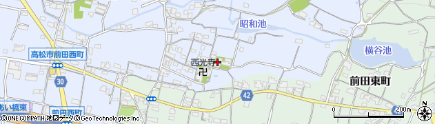 長妙寺周辺の地図