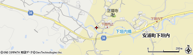 広島県呉市安浦町大字下垣内715周辺の地図