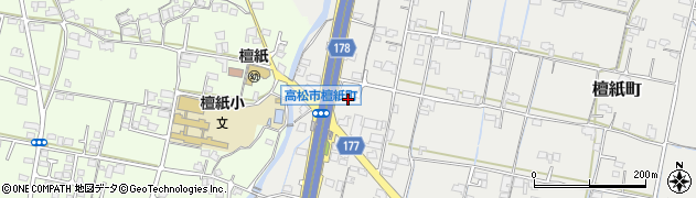 香川県高松市檀紙町788周辺の地図