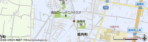 香川県高松市鹿角町697周辺の地図