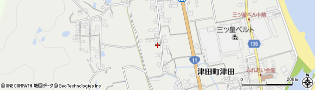 香川県さぬき市津田町津田2608周辺の地図
