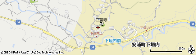 広島県呉市安浦町大字下垣内787周辺の地図