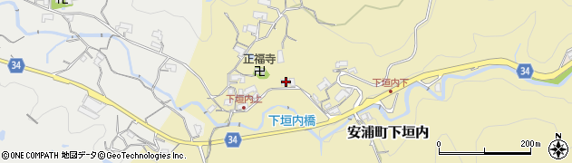 広島県呉市安浦町大字下垣内805周辺の地図