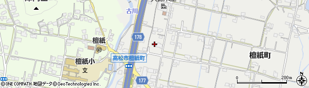 香川県高松市檀紙町871周辺の地図