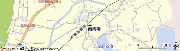 和歌山県橋本市南馬場75周辺の地図