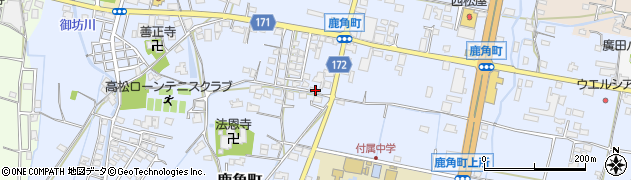 香川県高松市鹿角町328周辺の地図