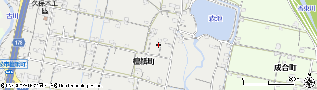 香川県高松市檀紙町1030周辺の地図