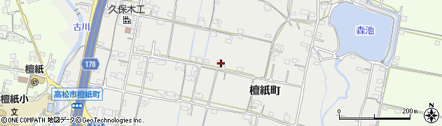 香川県高松市檀紙町976周辺の地図