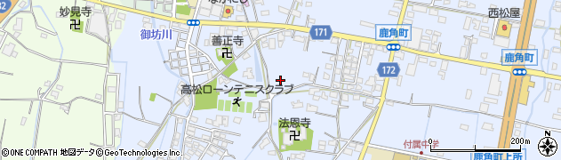 香川県高松市鹿角町827周辺の地図