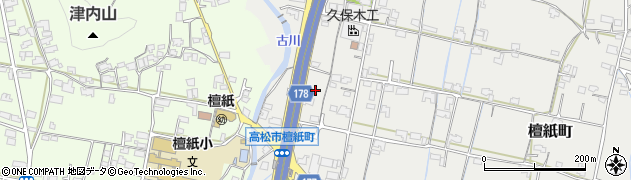 香川県高松市檀紙町863周辺の地図
