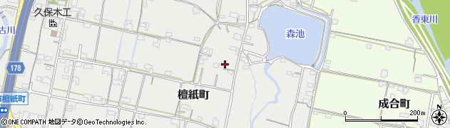 香川県高松市檀紙町1019周辺の地図