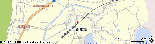 和歌山県橋本市南馬場76周辺の地図