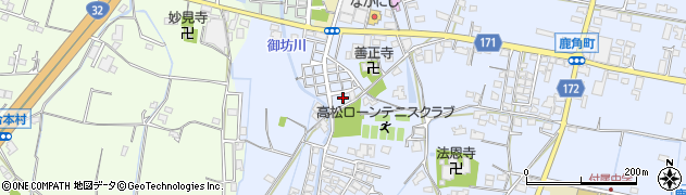 香川県高松市鹿角町803周辺の地図