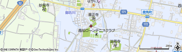 香川県高松市鹿角町724周辺の地図