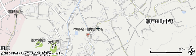 広島県尾道市瀬戸田町中野周辺の地図