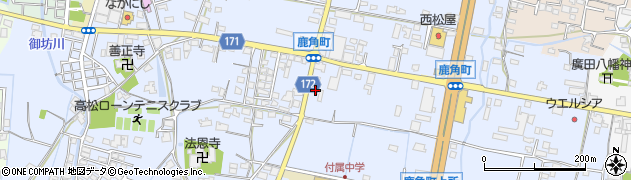 香川県高松市鹿角町331周辺の地図