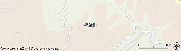 奈良県五條市樫辻町周辺の地図