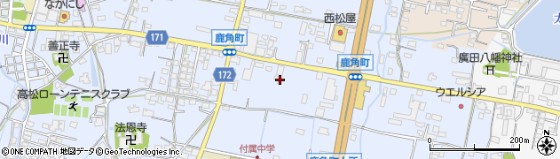 香川県高松市鹿角町311周辺の地図