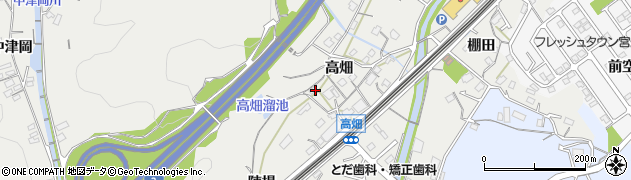 広島県廿日市市大野（高畑）周辺の地図