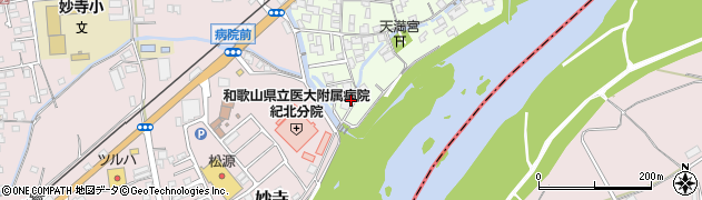 和歌山県伊都郡かつらぎ町中飯降6周辺の地図