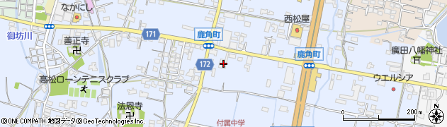 香川県高松市鹿角町314周辺の地図