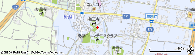 香川県高松市鹿角町813周辺の地図