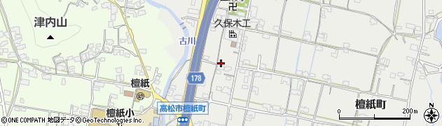 香川県高松市檀紙町884周辺の地図